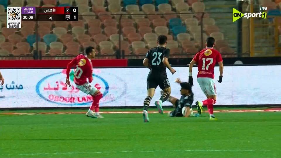 لعبة مطالبة الأهلي بركلة جزاء أمام زد&nbsp;