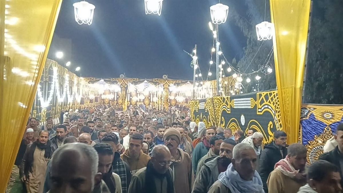 جانب من عزاء الحاج عبد الحميد سالم رجل الخير بالمنوفية&nbsp;