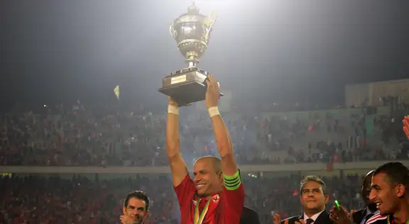 وائل جمهة بطل السوبر الإفريقي عام 2014