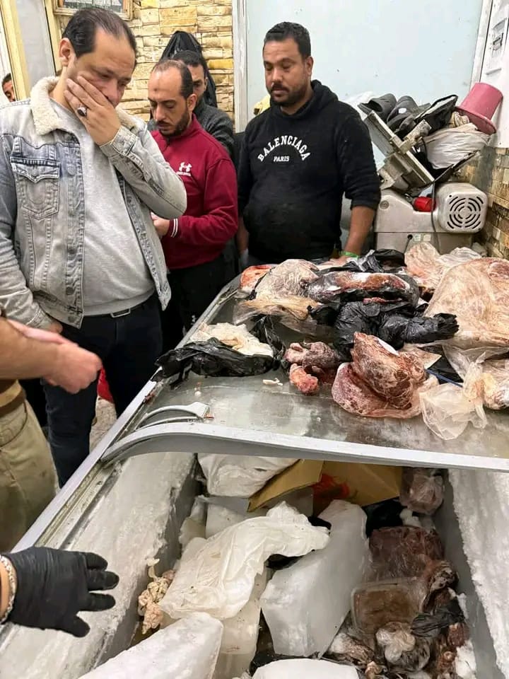 المضبوطات في حملة تموينية ببورسعيد&nbsp;