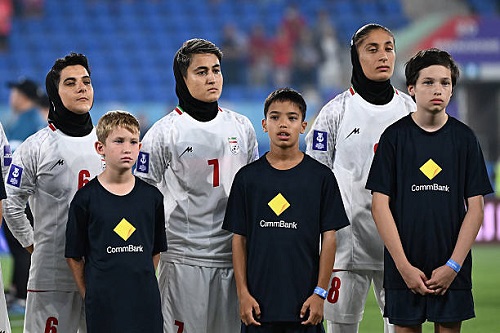 لاعبات منتخب إيران&nbsp;