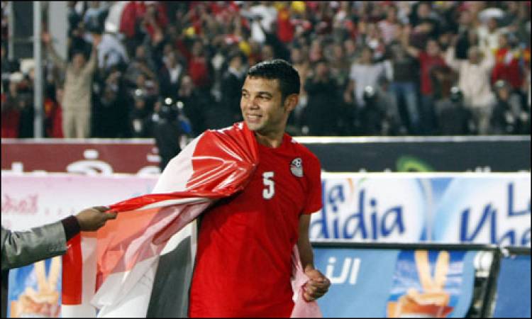 عبدالظاهرالسقا لاعب منتخب مصر