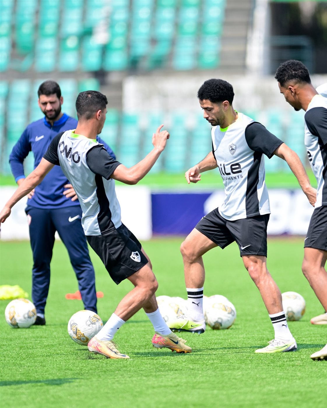 <strong>صور من مران الزمالك الختامي قبل مواجهة أوتوهو&nbsp;</strong>