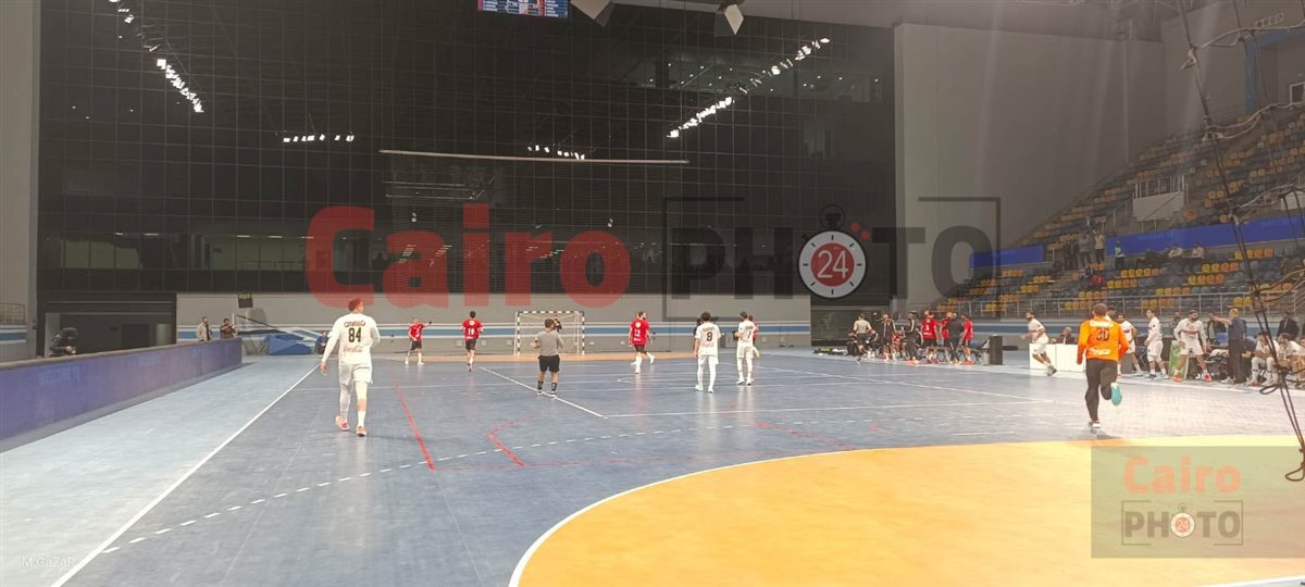 <strong>لقطات من مباراة الأهلي والزمالك في كرة اليد</strong>