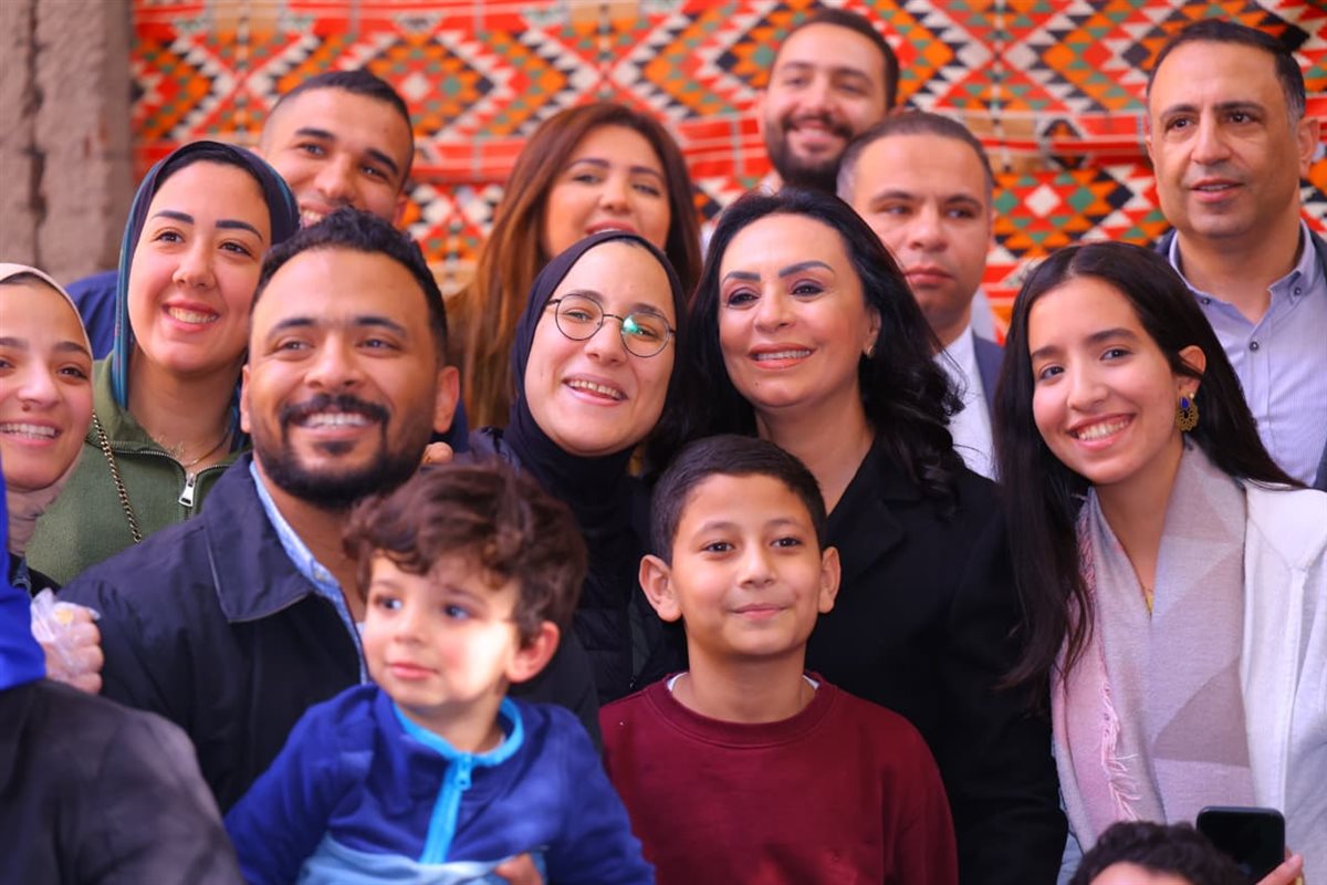 وزيرة التضامن الاجتماعي تتفقد مطبخ إطعام مبادرة مائدة