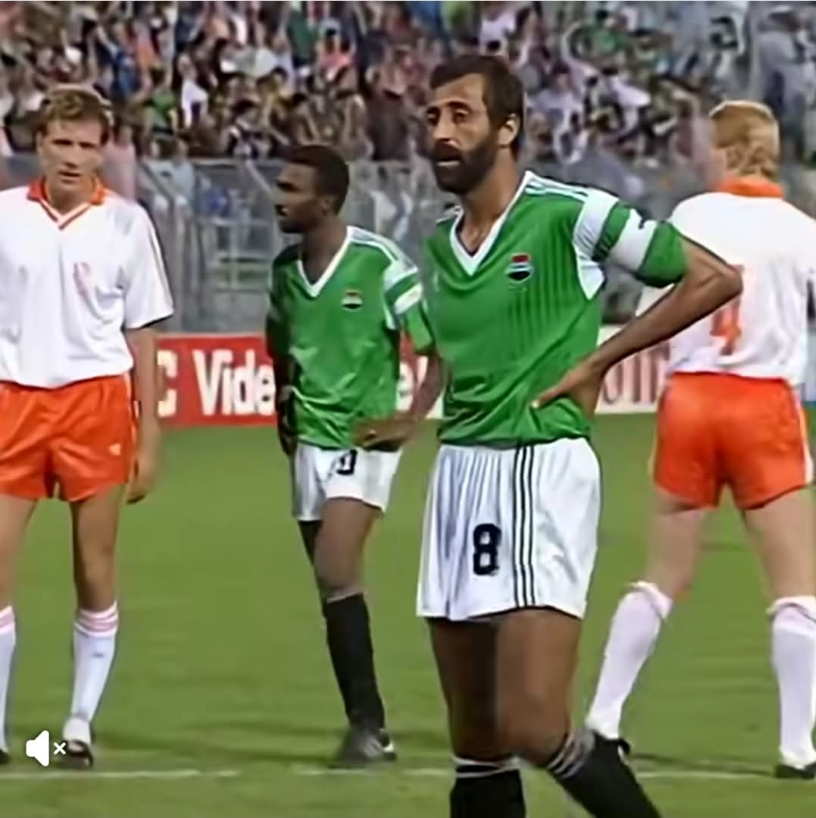 مجدي عبدالغني رفقة منتخب مصر في كأس العالم 1990