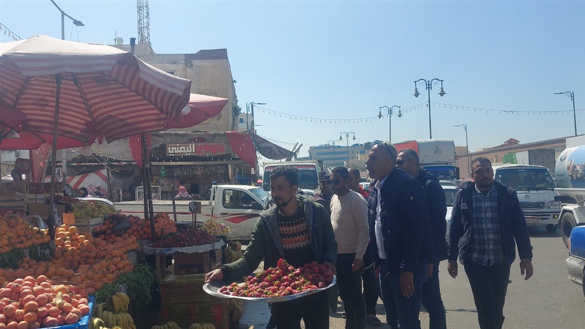 حملة لمصادرة الإشغالات ببورسعيد