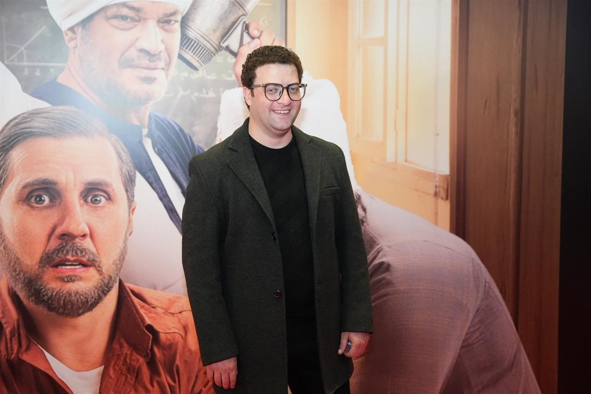 ميشيل ميلاد في العرض الخاص لفيلم برشامة