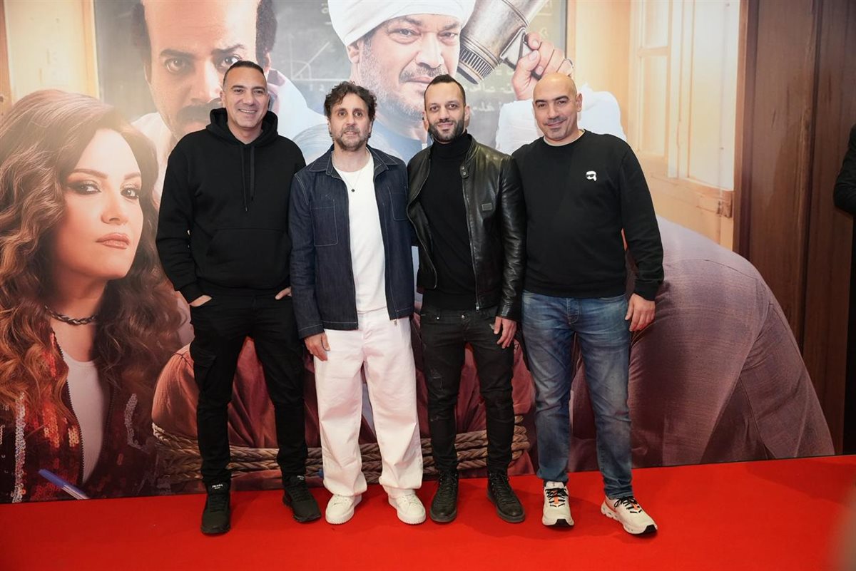 أمير مرتضى منصور في العرض الخاص لفيلم برشامة