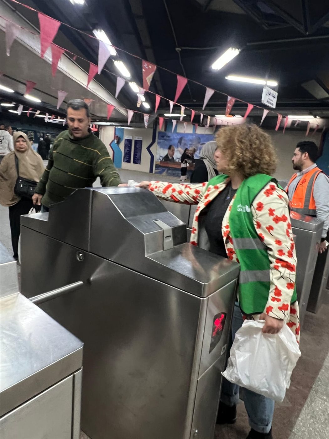جانب من حملة هنفطر في المحطة