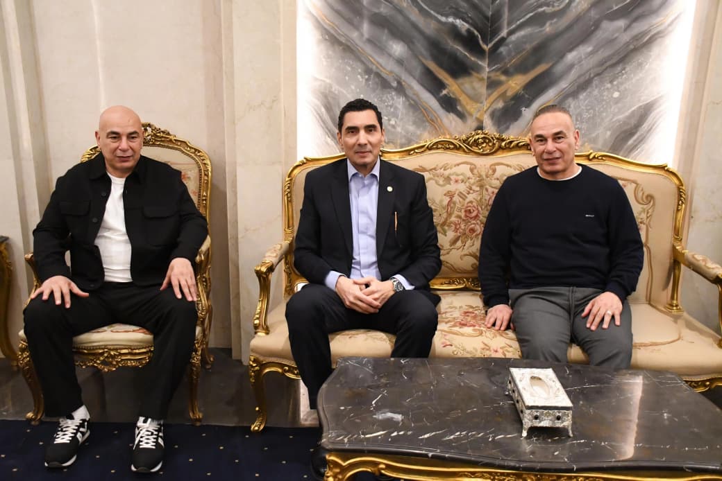 لقاء وزير الرياضة مع جهاز منتخب مصر