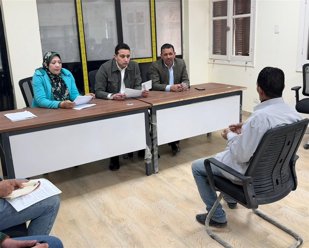 نائب محافظ الفيوم يتفقد مشروعات حياة كريمة بمركز يوسف الصديق 