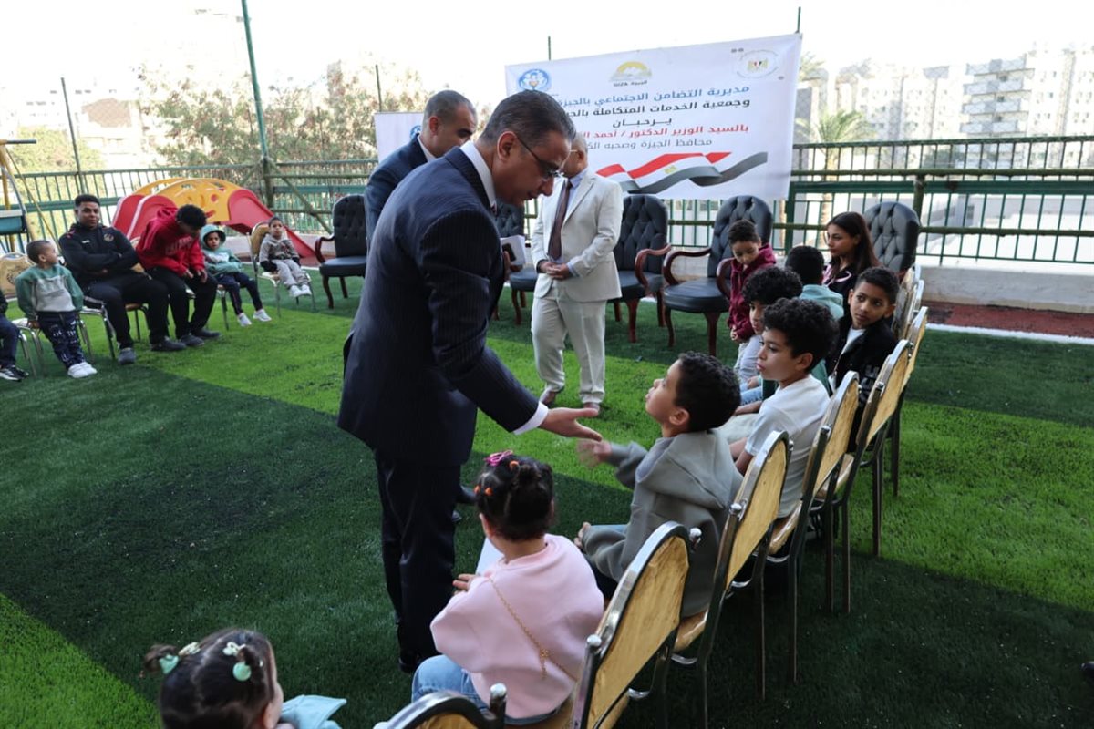 محافظ الجيزة يزور دور الأيتام ورعاية المسنين بالعجوزة&nbsp;