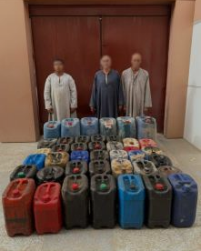المتهمين والمضبوطات