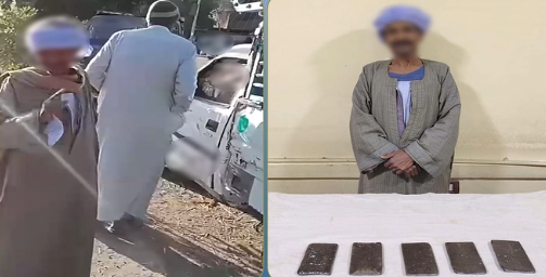 المتهم والمضبوطات&nbsp;