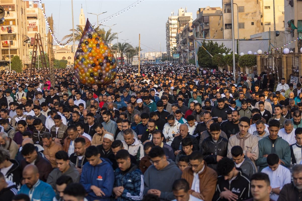 لقطات التصوير الجوي بمسجد الحسين ببورسعيد 