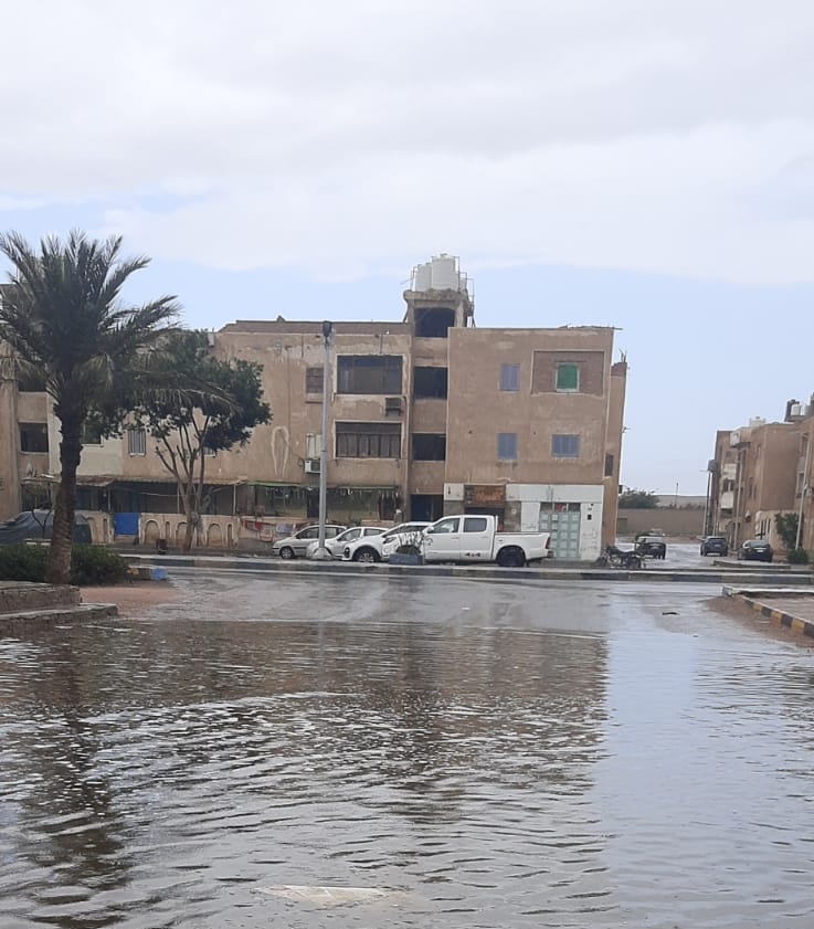 امطار غزيره على رأس غارب 