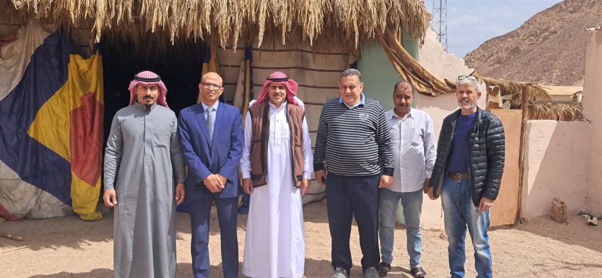 رؤساء مدن جنوب سيناء يشاركون المواطنين فرحة عيد الفطر