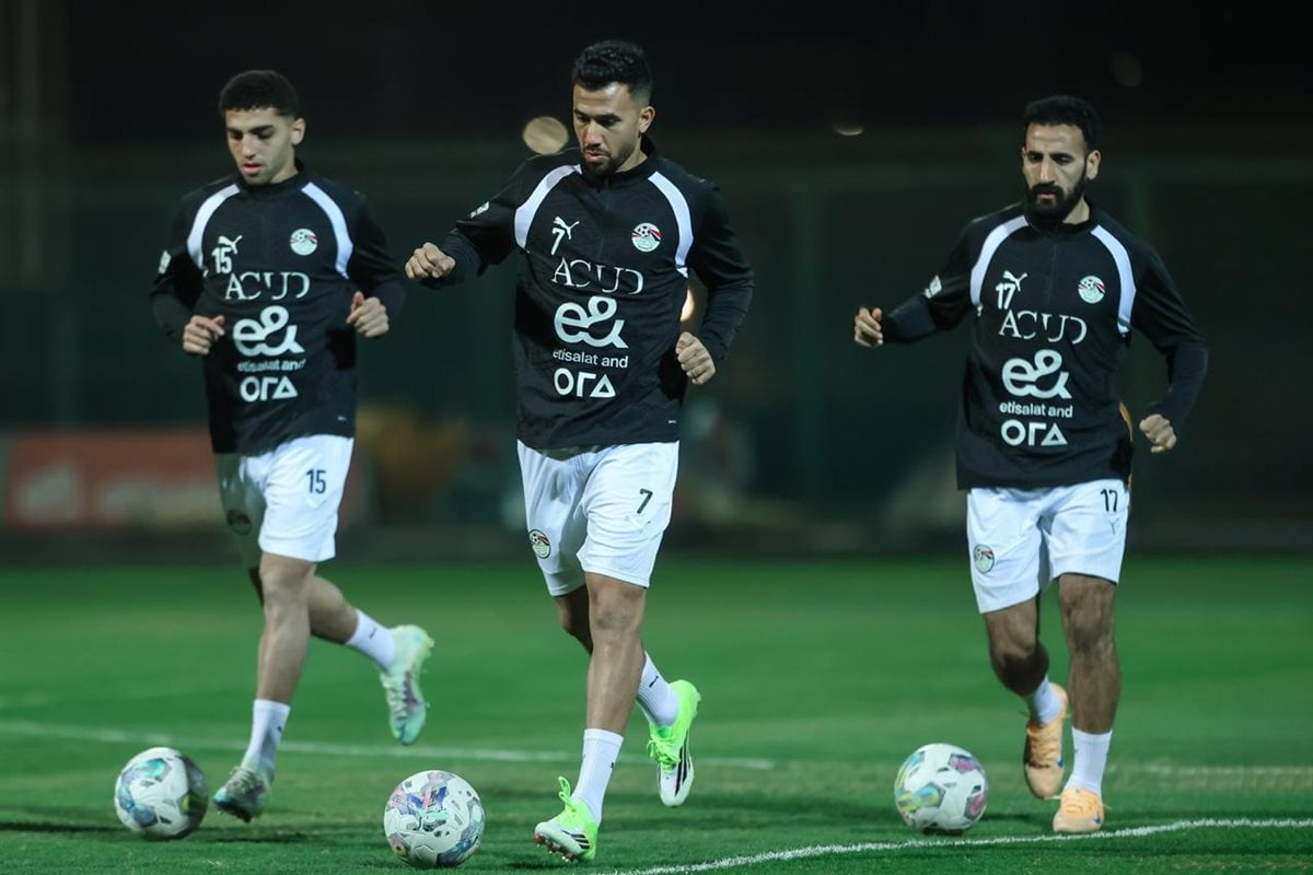 منتخب مصر يخوض أول تدريباته بمركز المنتخبات الوطنية استعدادًا لوديتي السعودية وإسبانيا