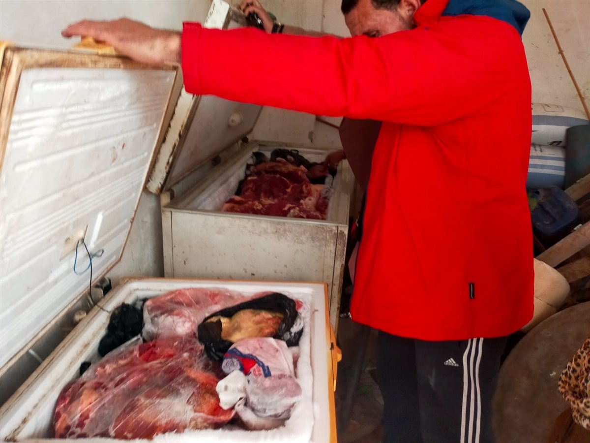 ضبط لحوم غير صالحة للاستهلاك الآدمي