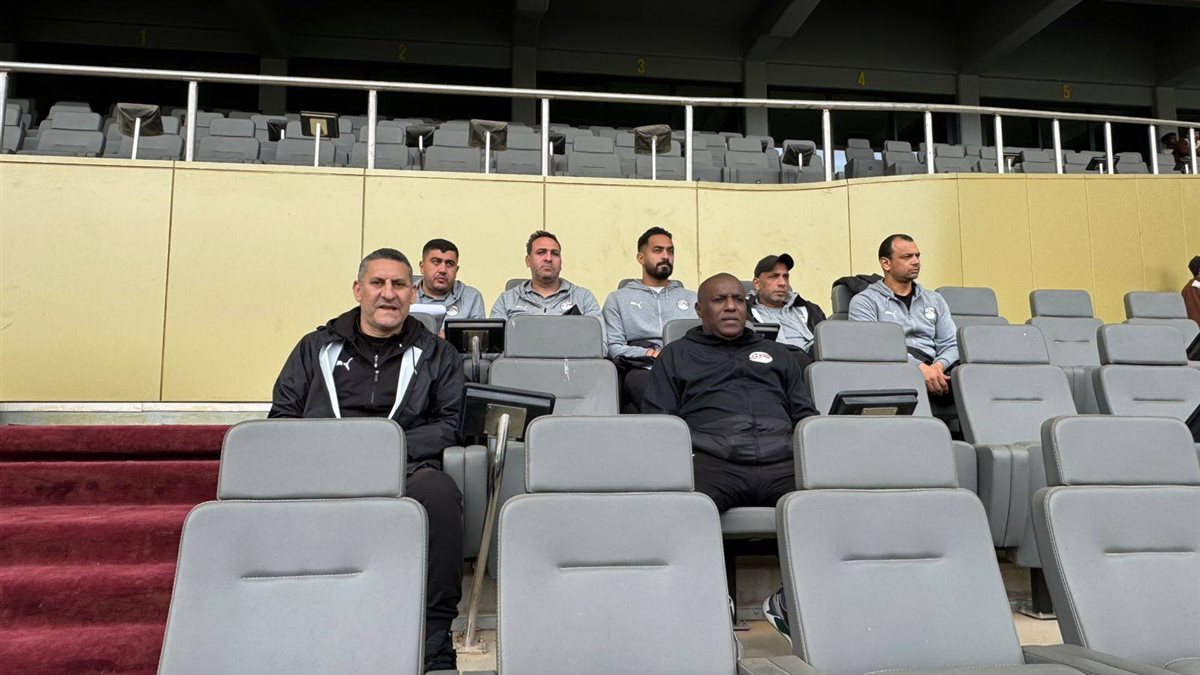 منتخب الناشئين خلال متابعة مباراة المغرب وتونس