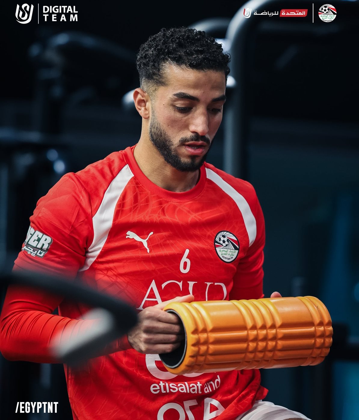 <strong>محمد عبد المنعم من تدريبات منتخب مصر اليوم الثلاثاء</strong>
