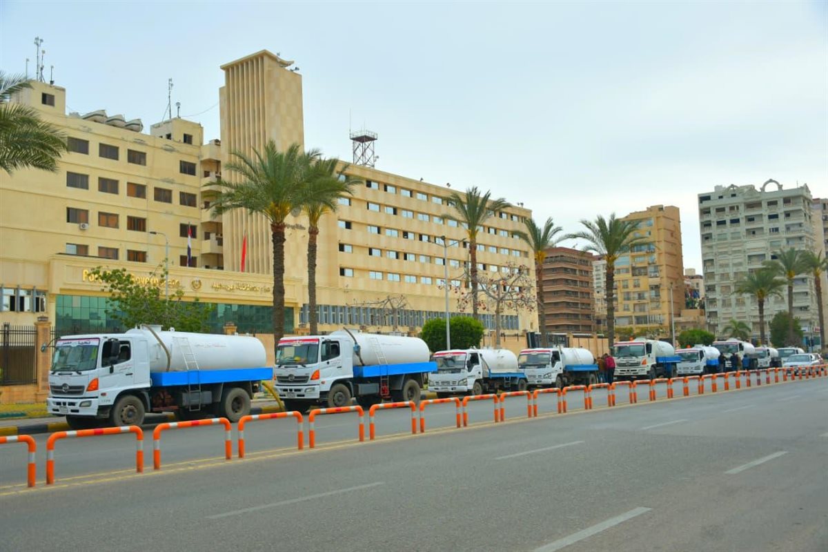 استعدادات محافظة بورسعيد لموجة الطقس غير المستقر