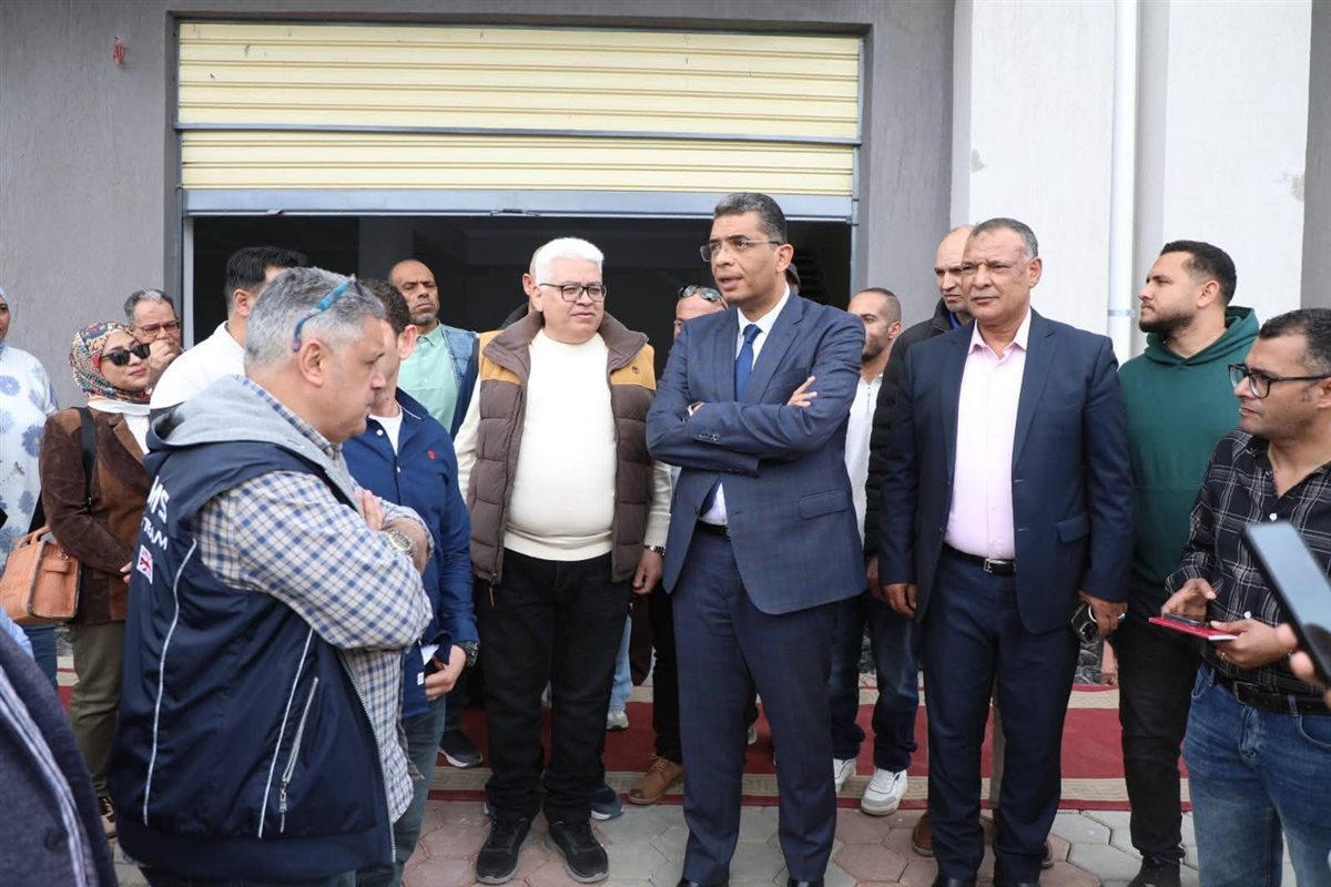 محافظ البحر الاحمر يتفقد سوق الجملة الجديد بالغردقة