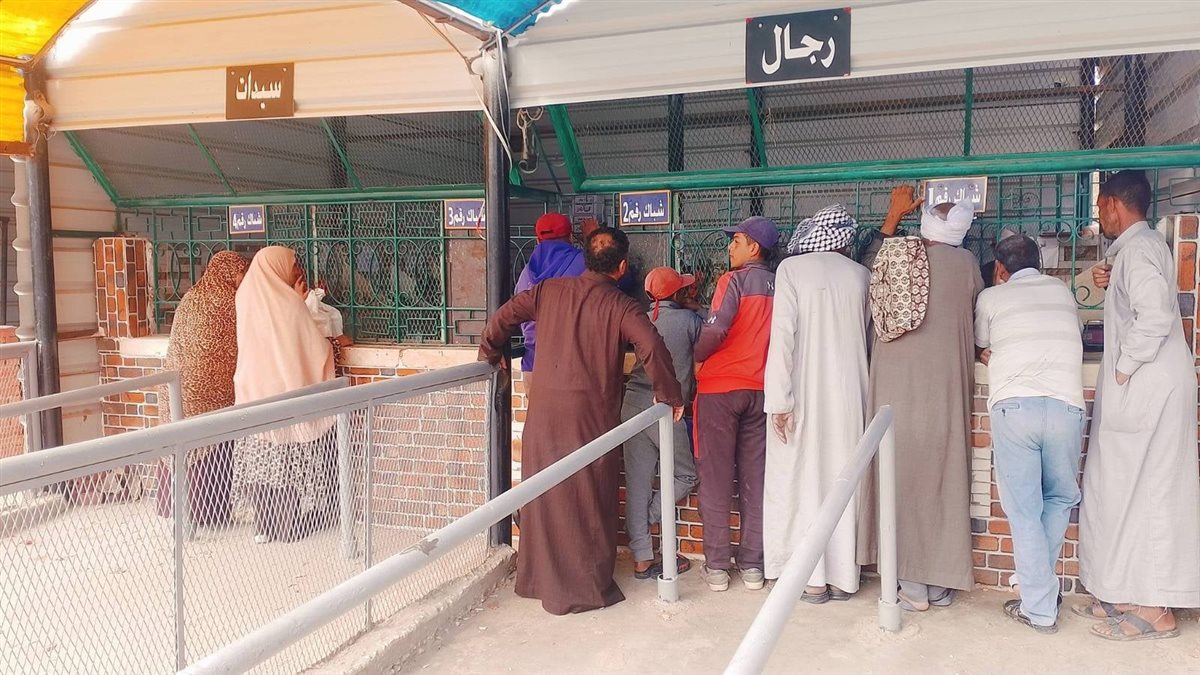 منافذ لبيع الخضر والفاكهة بالوادى الجديد