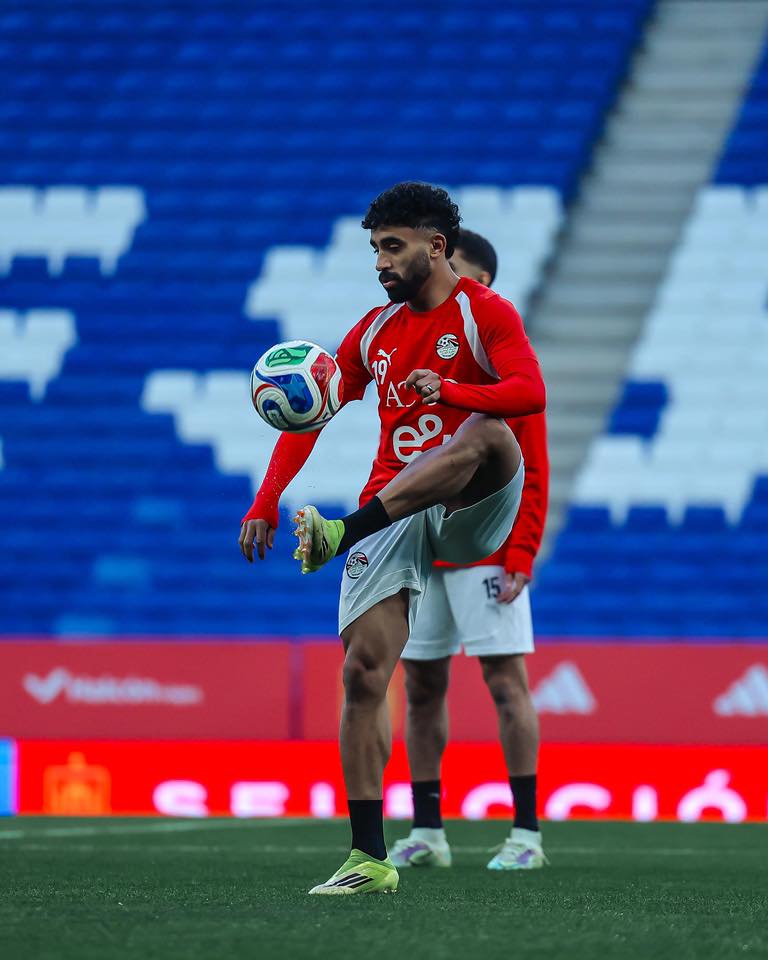 مران منتخب مصر الختامي قبل مواجهة إسبانيا (4)