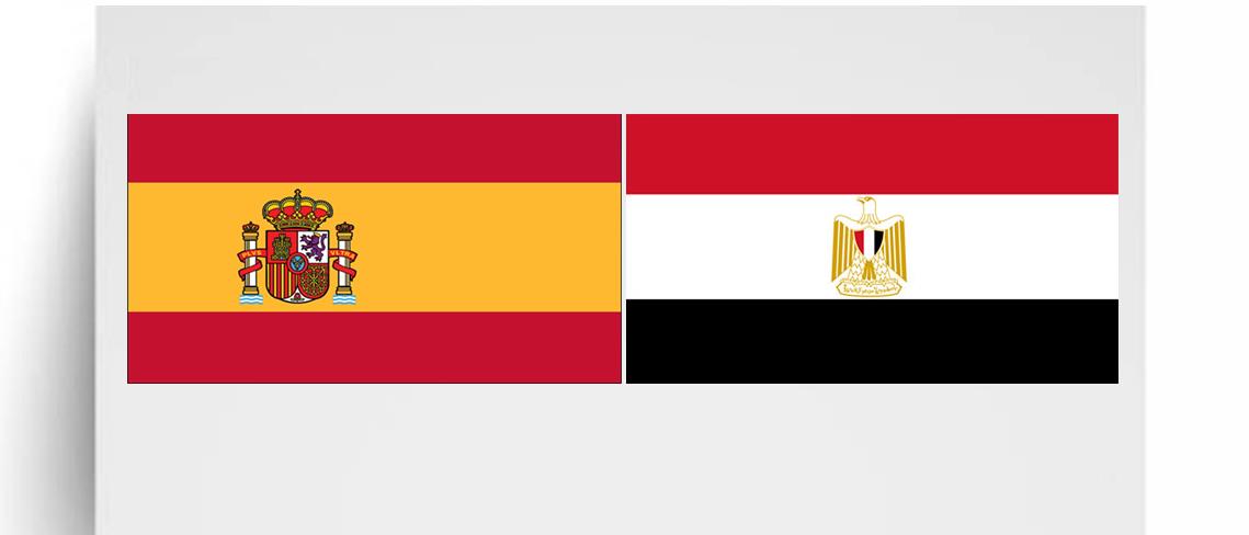 القنوات الناقلة لمباراة مصر وإسبانيا مباشر