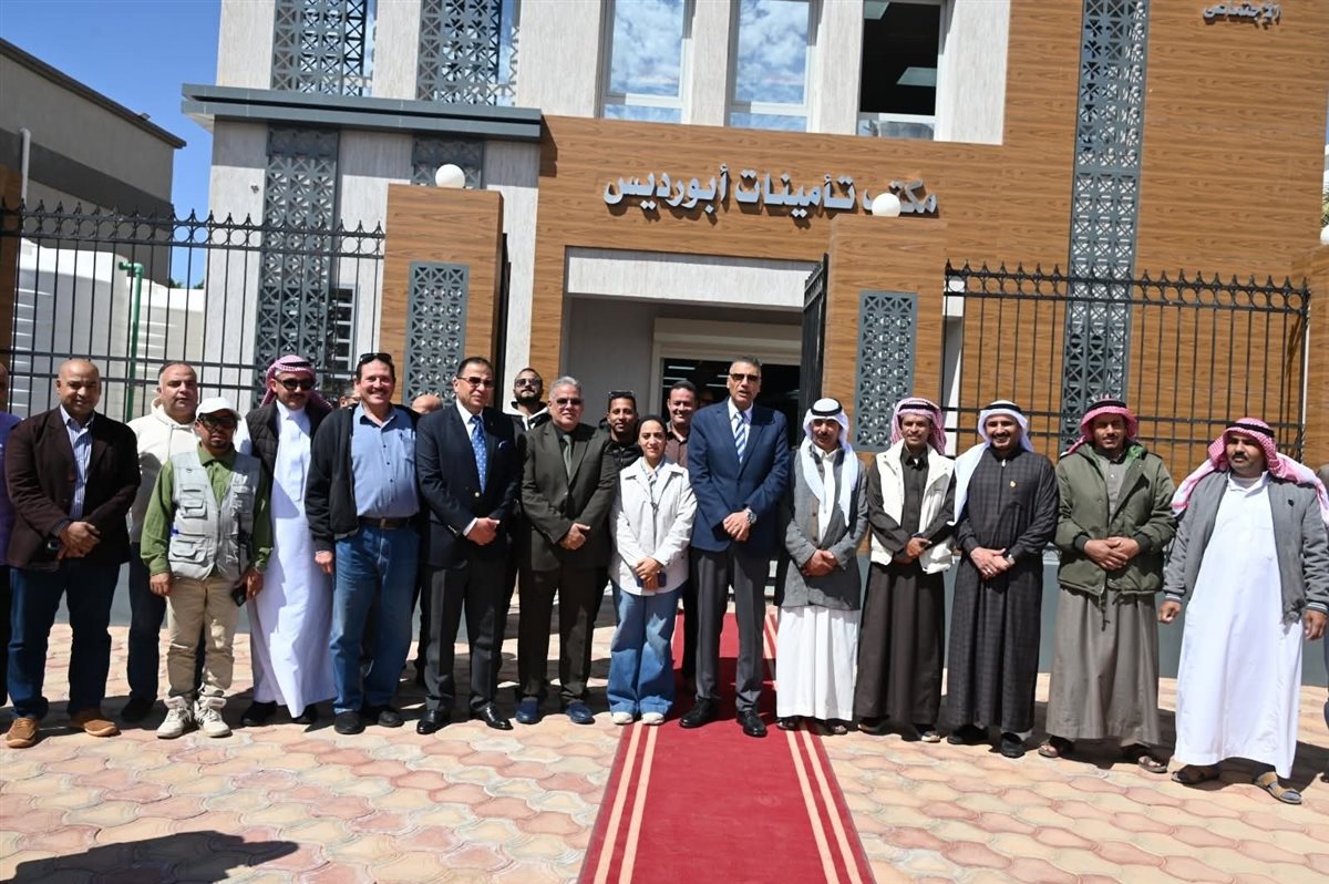 محافظ جنوب سيناء يتفقد مبنى التأمينات بأبو رديس