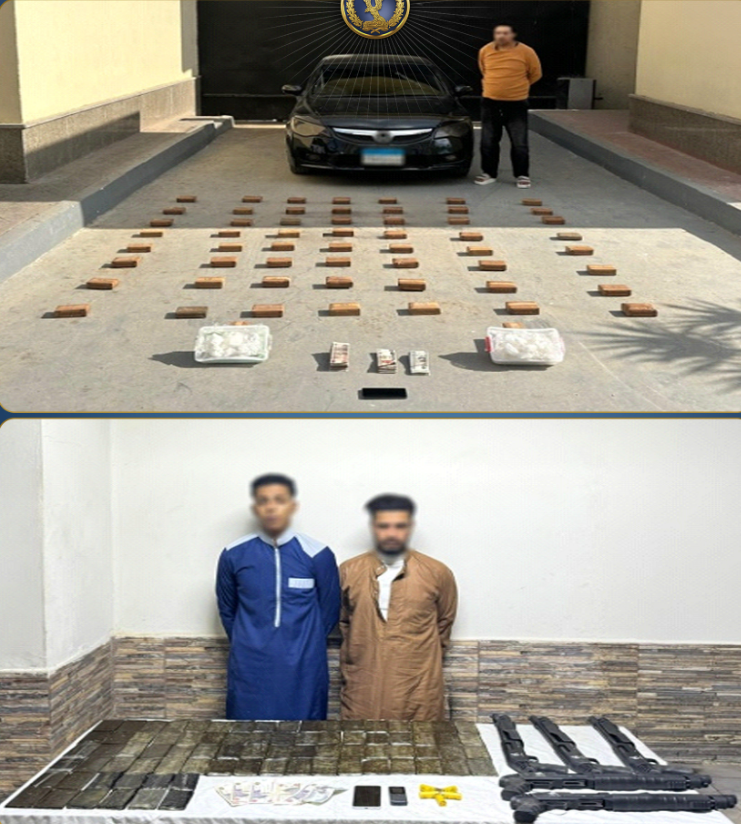 جانب من المضبوطات