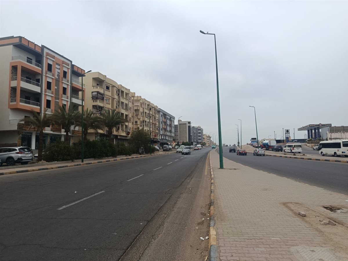 امطار خفيفة بمدينة الغردقة