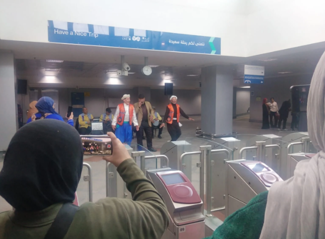 عرض السمسمية في مترو إمبابة