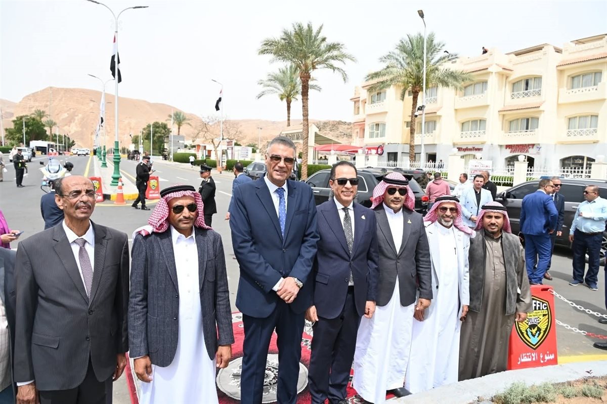 محافظ جنوب سيناء يفتتح ميدان الدكتور مفيد شهاب 