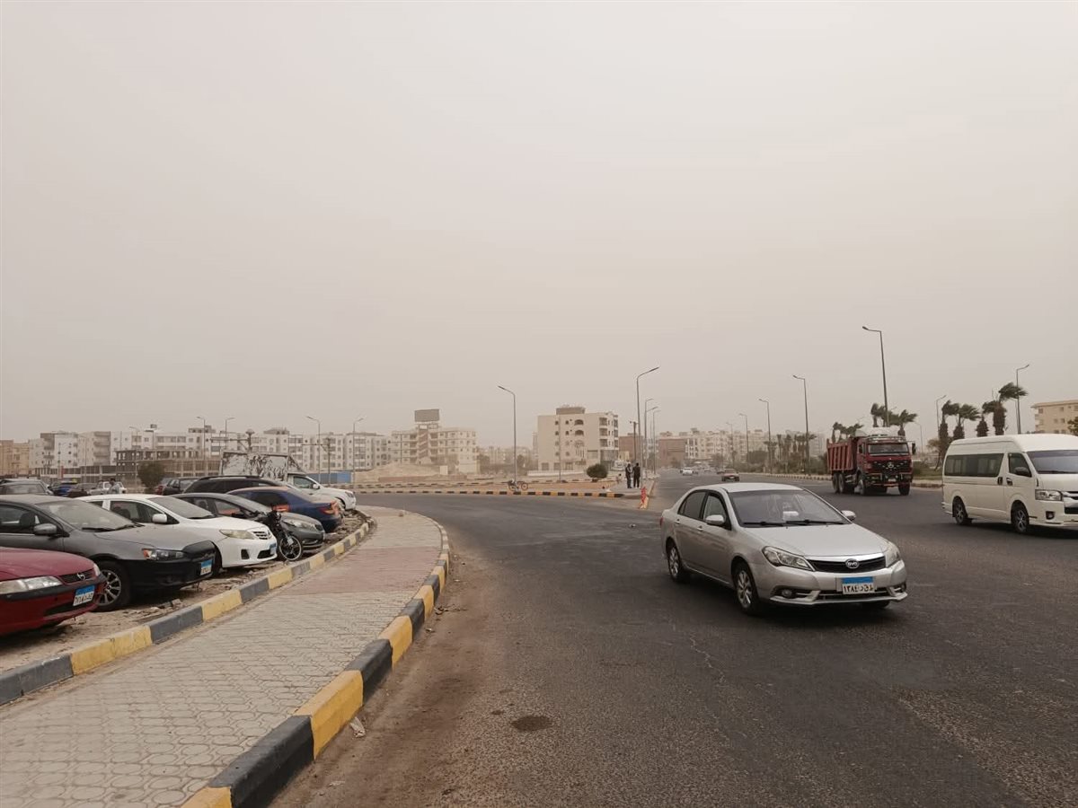 عاصفة ترابية بالغردقة 