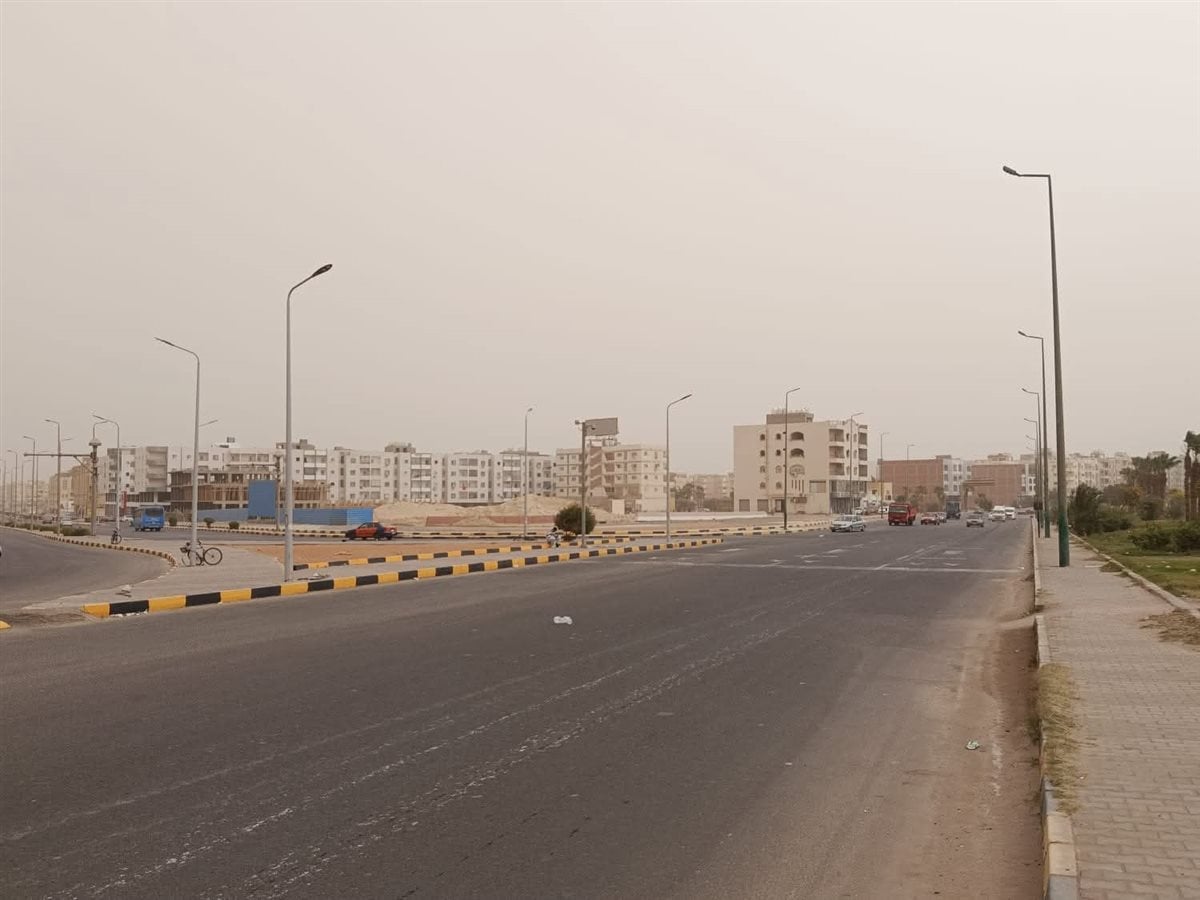 عاصفة ترابية بالغردقة 