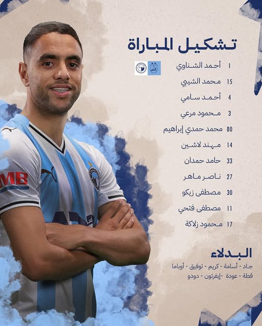 تشكيل بيراميدز ضد إنبي في كأس مصر
