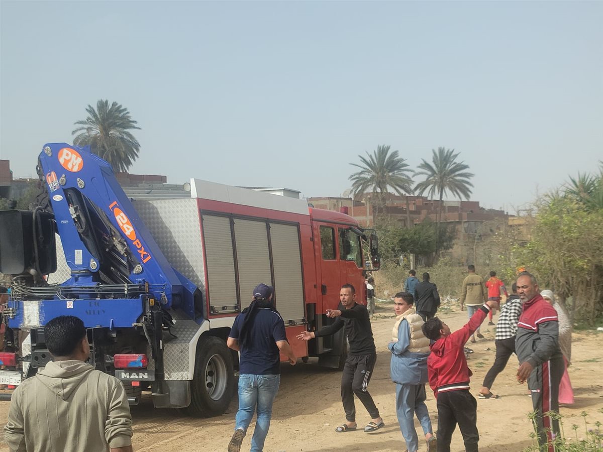 احتراق مخزن 