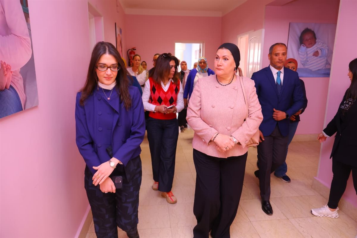 رئيسة القومي للطفولة والأمومة تتفقد مركز فيس للكفالة&nbsp;
