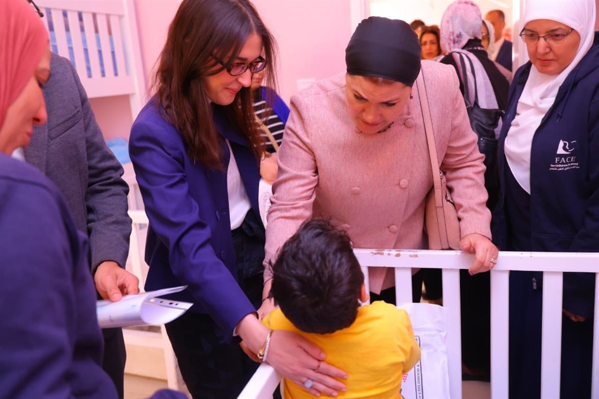 رئيسة القومي للطفولة والأمومة تتفقد مركز فيس للكفالة&nbsp;