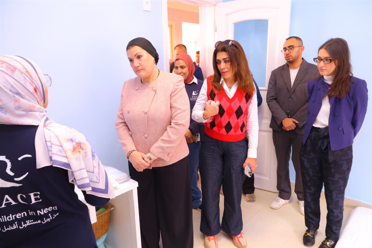رئيسة القومي للطفولة والأمومة تتفقد مركز فيس للكفالة&nbsp;