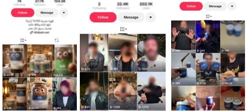 إدارة عدد من الصفحات بمواقع التواصل الاجتماعي لبيع منتجات ومستحضرات تجميل