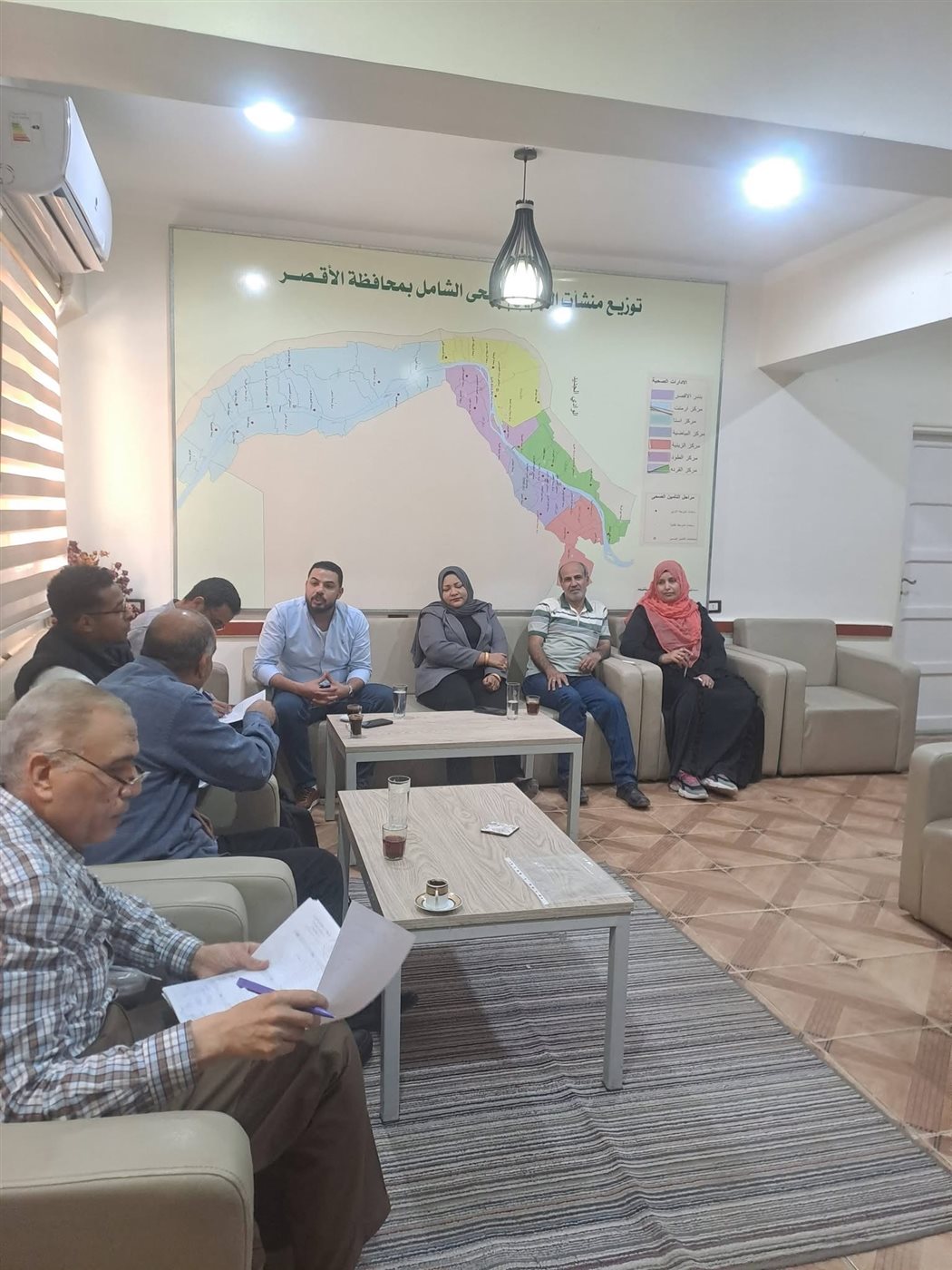 اجتماع وكيل وزارة الصحة بالأقصر&nbsp;