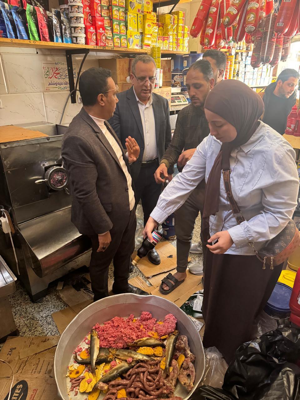جانب من الحملات التموينية