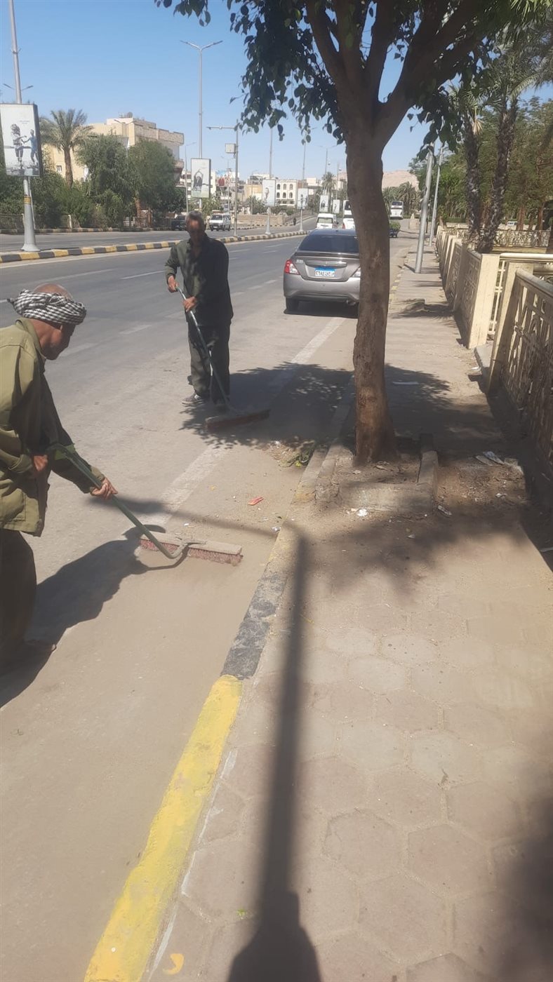 حملات نظافة مكثفة بالأقصر&nbsp;