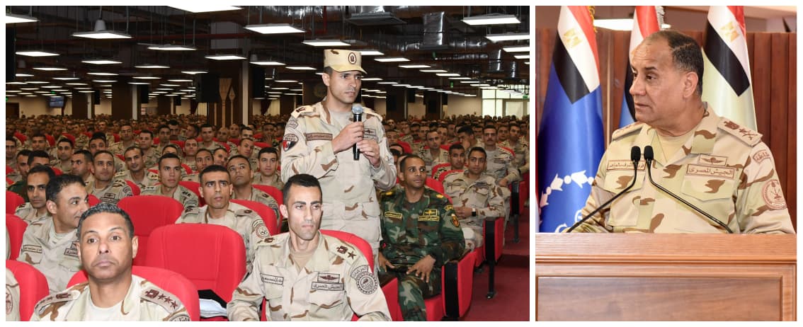 وزير الدفاع يلتقي دارسي الأكاديمية العسكرية وطلبة الكليات والمعاهد العسكرية