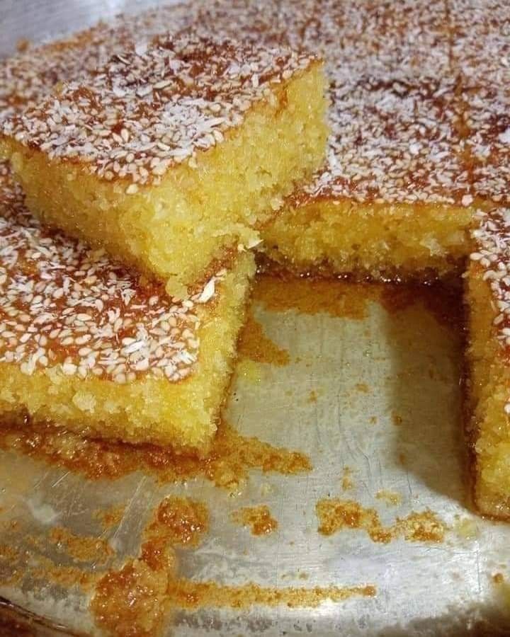 طريقة عمل البسبوسة بجوز الهند