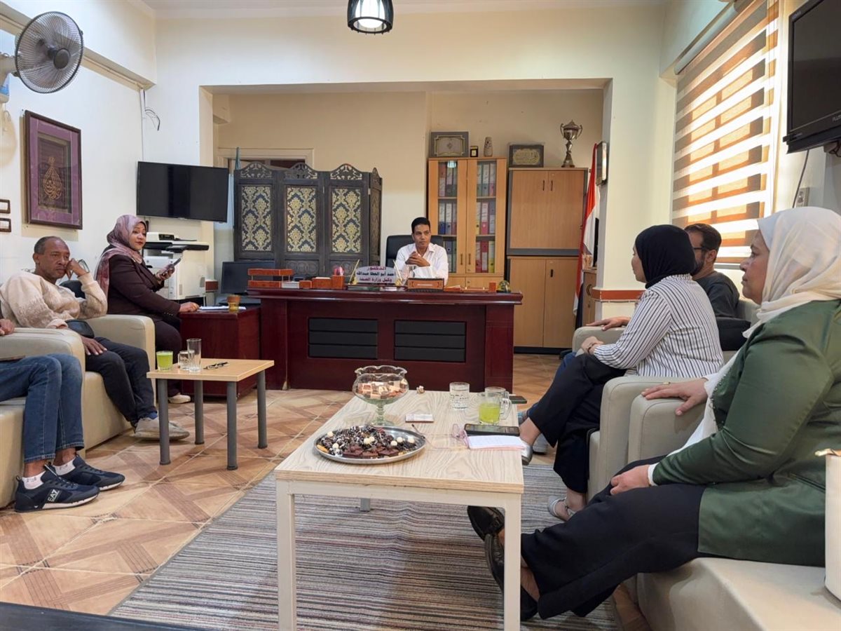 وكيل وزارة الصحة بالأقصر في لقائة بالصحفيين&nbsp;